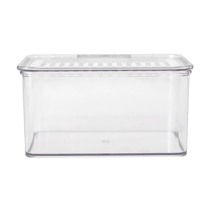 Short Square Container with Lid - Anko