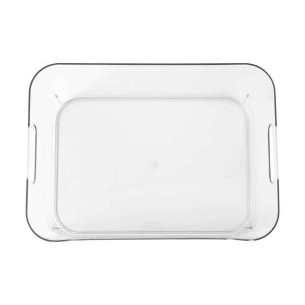 Medium Cut Out Edge Tub, Clear - Anko