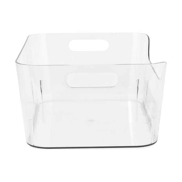 Medium Cut Out Edge Tub, Clear - Anko