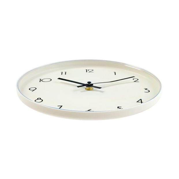 White Plastic Clock - Anko