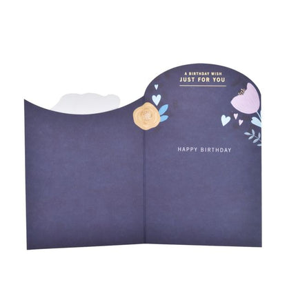 Hallmark Birthday Card - Wonderful Floral