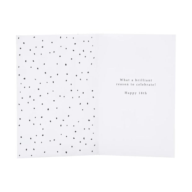 Hallmark 18th Birthday Card - Eighteen Great Years