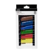 Acrylic Paint Tubes, 8 Pack - Anko