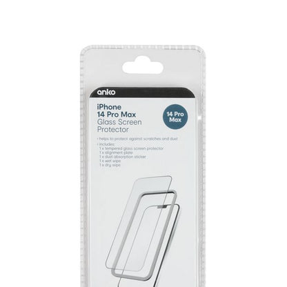 iPhone 14 Pro Max Tempered Glass Screen Protector - Anko