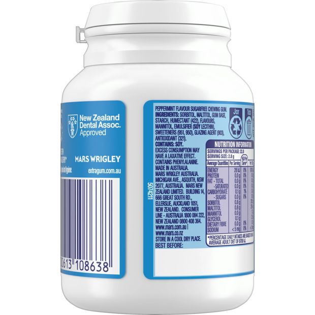 Wrigley's Extra Peppermint Gum - 46 Piece