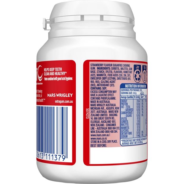 Wrigley's Extra Strawberry Flavour Gum - 46 Piece
