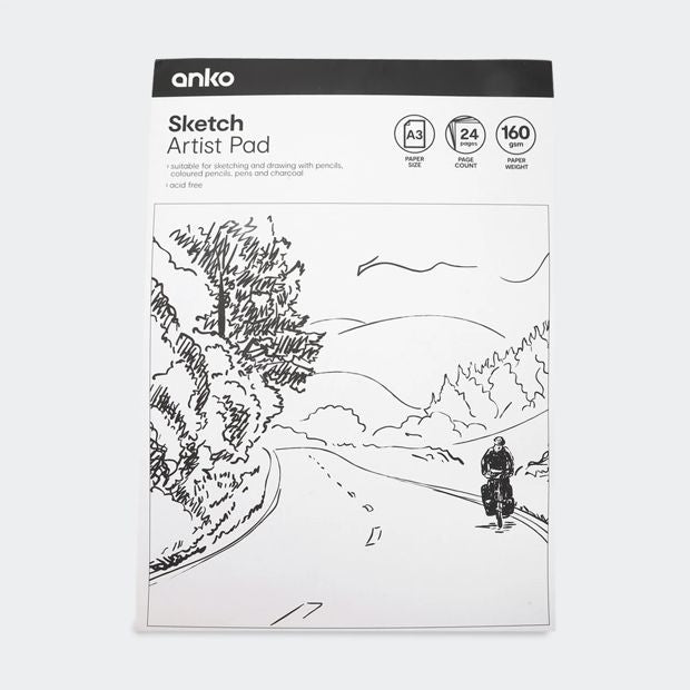 A3 Sketch Artist Pad - Anko