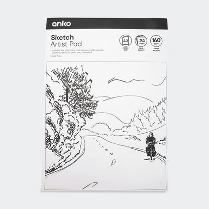 A3 Sketch Artist Pad - Anko