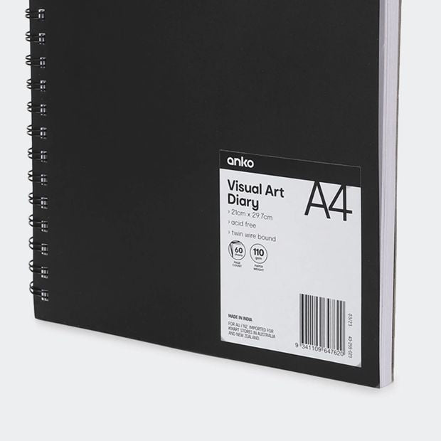 A4 Visual Art Diary - Anko