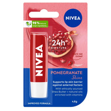Nivea Caring Lip Balm 4.8g - Pomegranate Shine