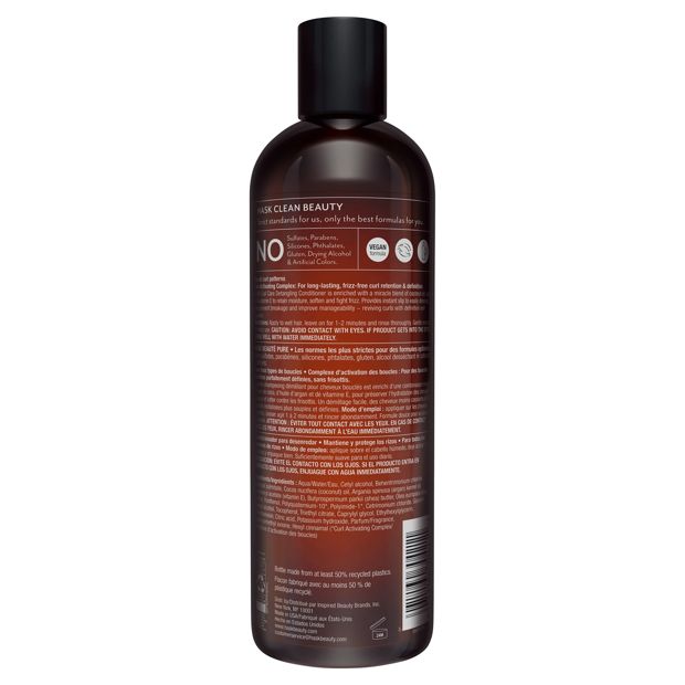 Hask Curl Care Detangling Conditioner, Coconut Oil Argan Oil Vitamin E and Curl Activating Complex - 355ml