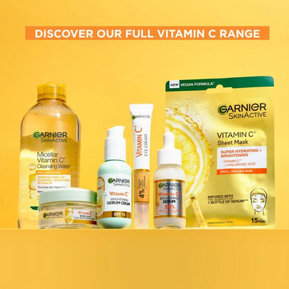 Garnier SkinActive Foaming Face Wash 100ml - Vitamin C and Lemon