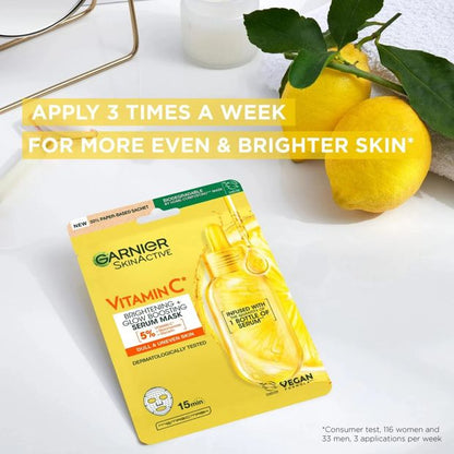 Garnier SkinActive Sheet Mask - Vitamin C and Hyaluronic Acid