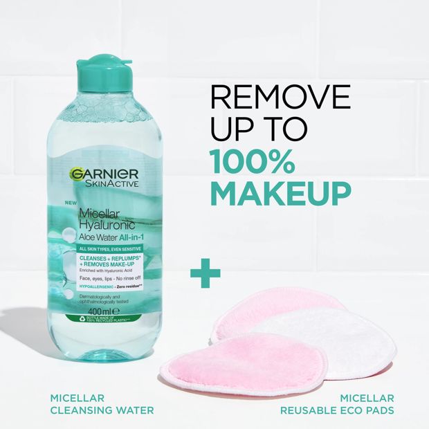 Garnier SkinActive Micellar Cleansing Water All-in-1 - Hyaluronic Acid & Aloe Vera