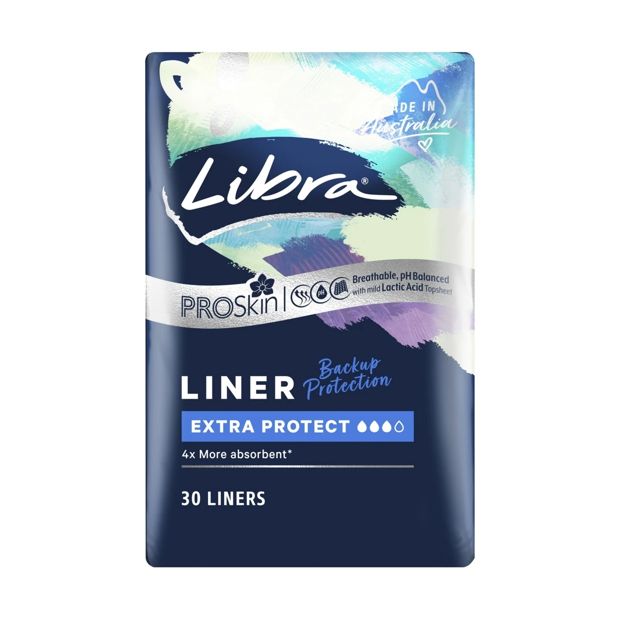 Libra ProSkin Extra Protect Liners - 30 Pack