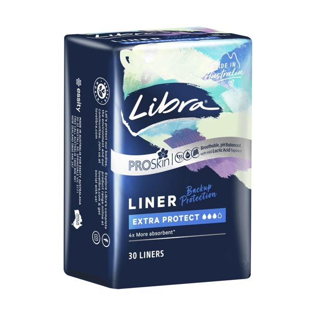 Libra ProSkin Extra Protect Liners - 30 Pack