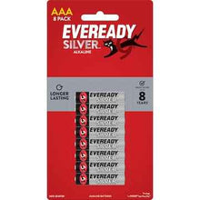 Eveready Silver AAA Alkaline Batteries 8 pack