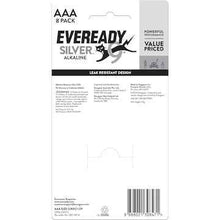 Eveready Silver AAA Alkaline Batteries 8 pack