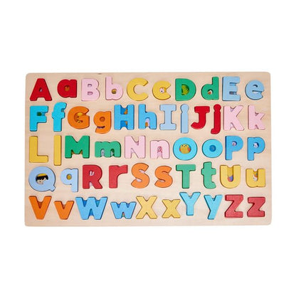 Wooden Lower and Uppercase Puzzle - Anko