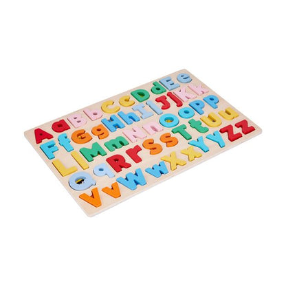 Wooden Lower and Uppercase Puzzle - Anko