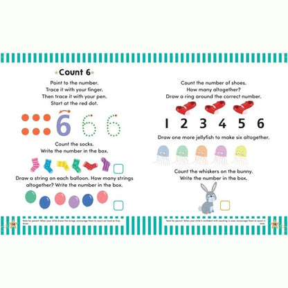 Gold Stars: Wipe Clean Numbers