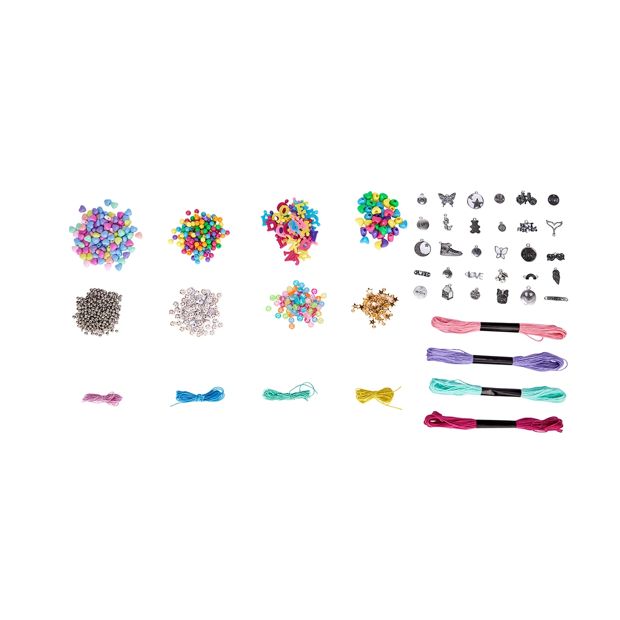 Make Your Own Charms and Beads Necklace and Bracelets Set - Anko