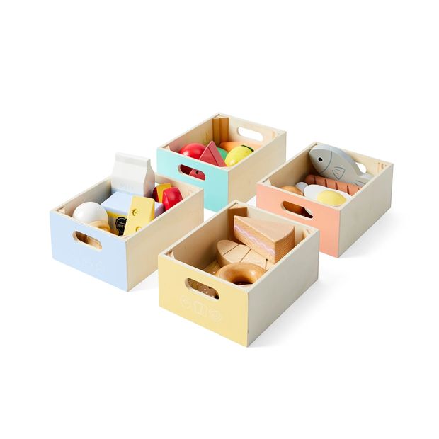 Wooden Food Groups Multipack - Anko
