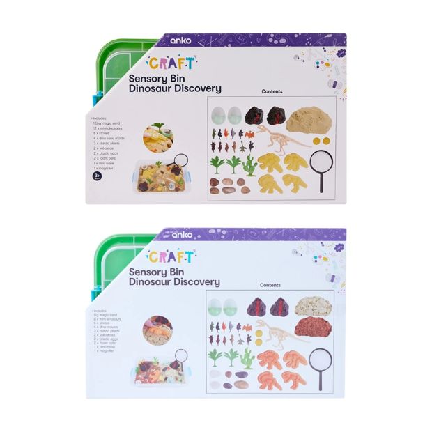 Dinosaur Discovery Sensory Bin Set, Assorted - Anko
