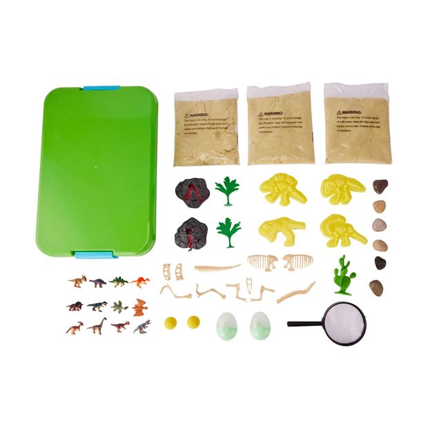 Dinosaur Discovery Sensory Bin Set, Assorted - Anko
