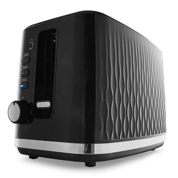 2 Slice Toaster, Black - Anko