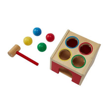 Wooden Hammer Pound Cube, 6 Pieces - Anko