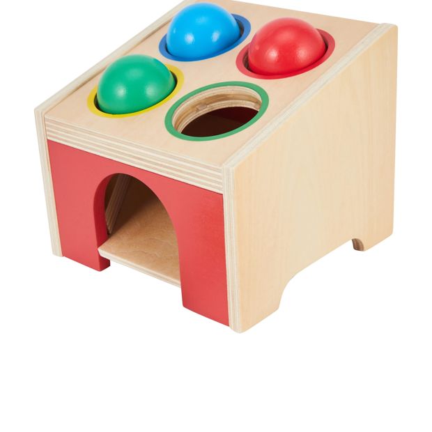 Wooden Hammer Pound Cube, 6 Pieces - Anko