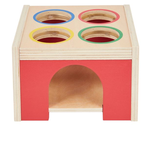Wooden Hammer Pound Cube, 6 Pieces - Anko