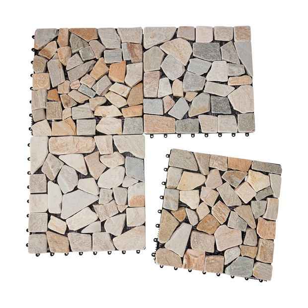 Decking Tiles, 4 Pack - Anko