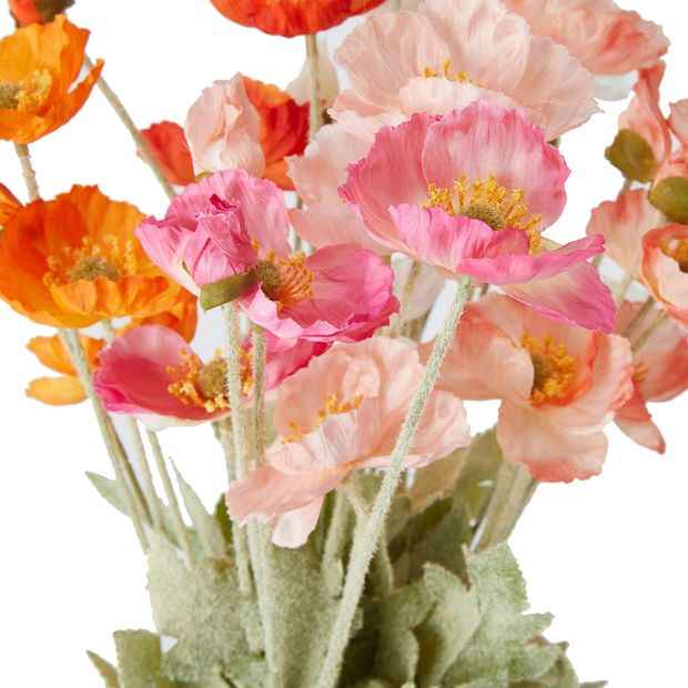 Artificial Poppies Bunch  - Anko