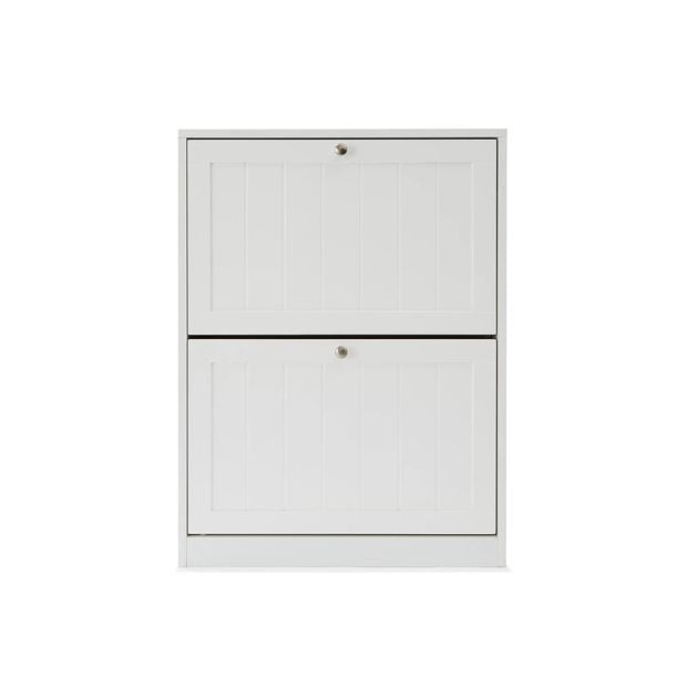 Panelled Shoe Cabinet - Anko