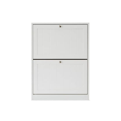 Panelled Shoe Cabinet - Anko
