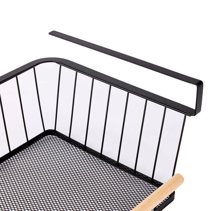 Wire & Wood Undershelf Basket - Anko