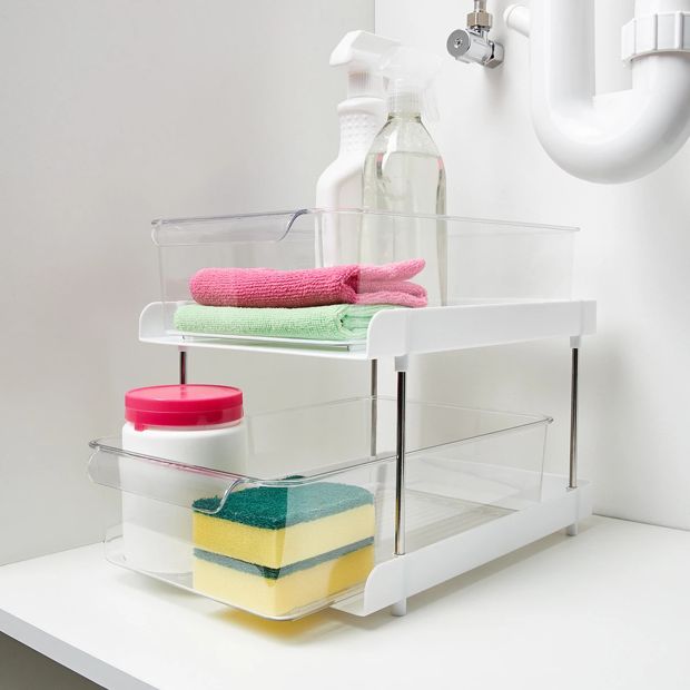 Storage Drawers, 2 Tier - Anko