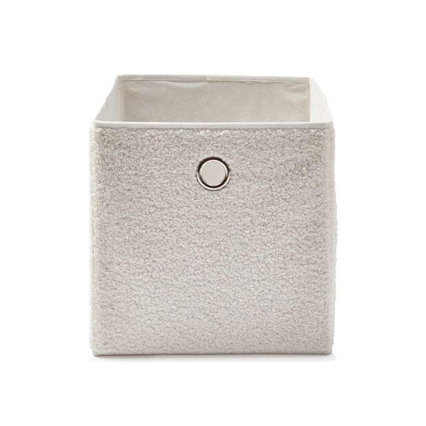 Collapsible Boucle Storage Cube - Anko