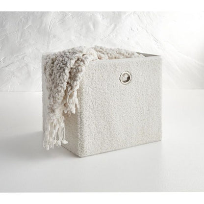 Collapsible Boucle Storage Cube - Anko