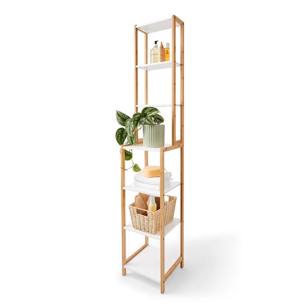 Bamboo Shelf, 7 Tier - Anko