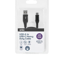 USBC Heavy Duty Cable, 3m - Anko