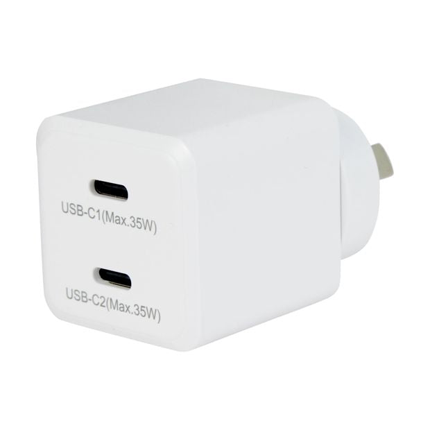35W USB-C Dual Wall Charger - Anko