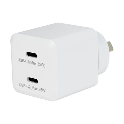 35W USB-C Dual Wall Charger - Anko