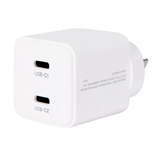 35W USB-C Dual Wall Charger - Anko