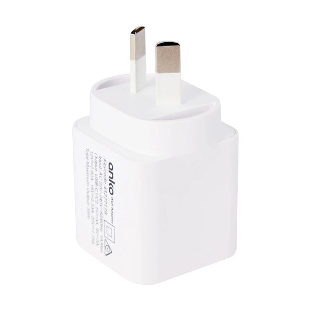 35W USB-C Dual Wall Charger - Anko