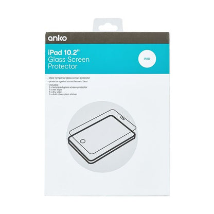 iPad Glass Screen Protector, 10.2" - Anko