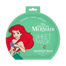 Disney The Little Mermaid Superfruit Sheet Mask - Sweet Peach Scent