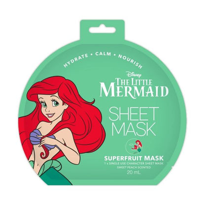 Disney The Little Mermaid Superfruit Sheet Mask - Sweet Peach Scent